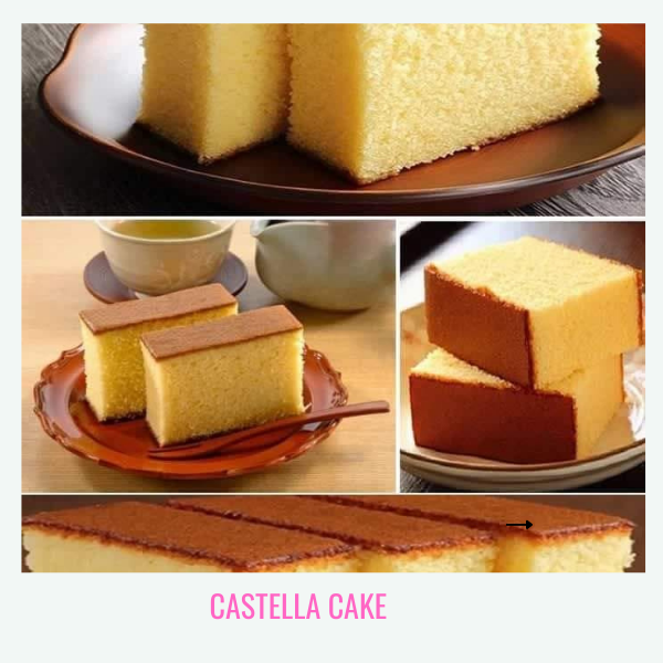 Freshly baked Castella Cake, a traditional Japanese sponge cake