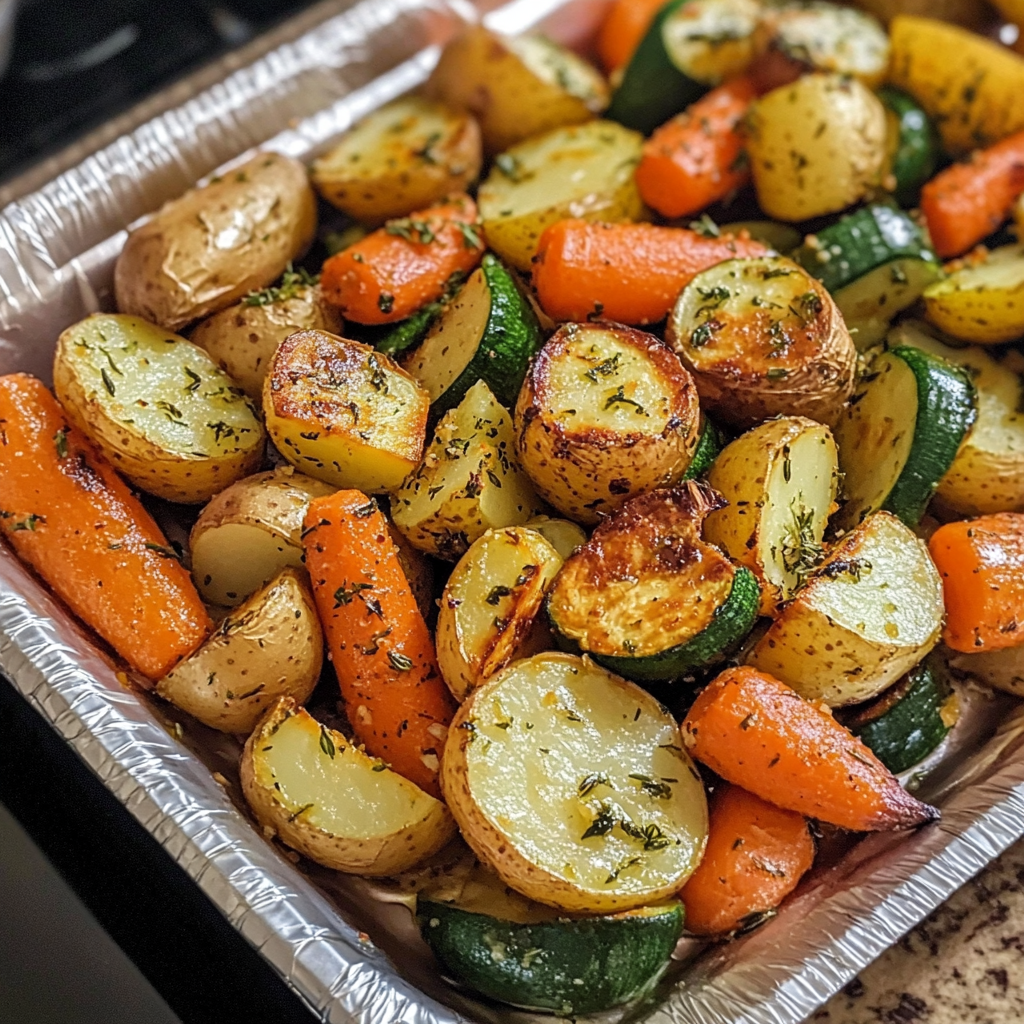 Sautéed Baby Potatoes, Carrots, and Zucchini