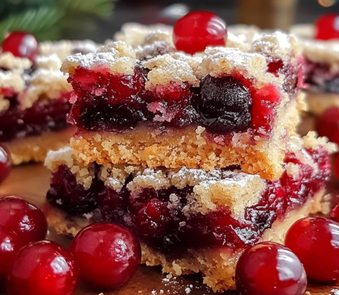 Christmas Cherry Bars