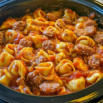 Slow Cooker Tortellini and Meatballs Recipe