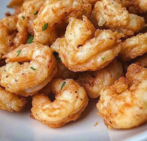 Crispy Southern Fried Shrimp served golden brown, perfect for an appetizer or main dish