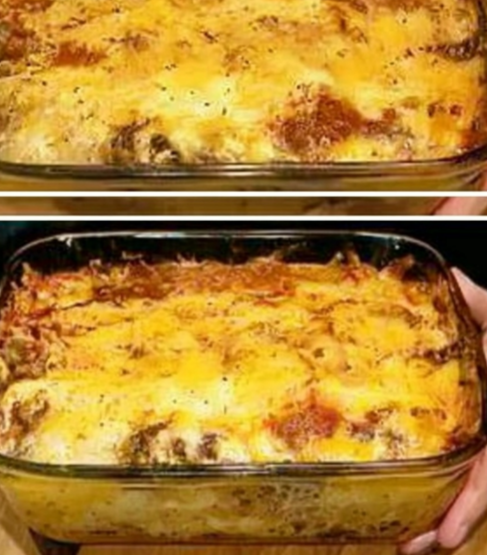 baked cheesy chicken casserole.