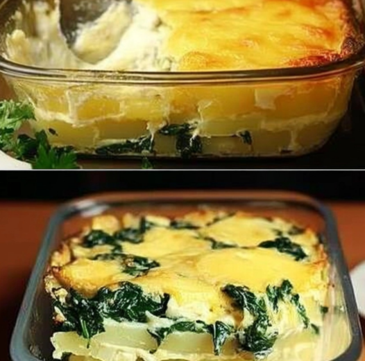 Creamy Spinach and Potato Casserole Recipe - Easy & Delicious