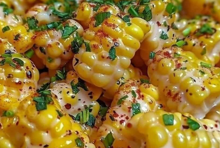 Spicy Garlic Butter Corn Recipe - Quick and Flavorful