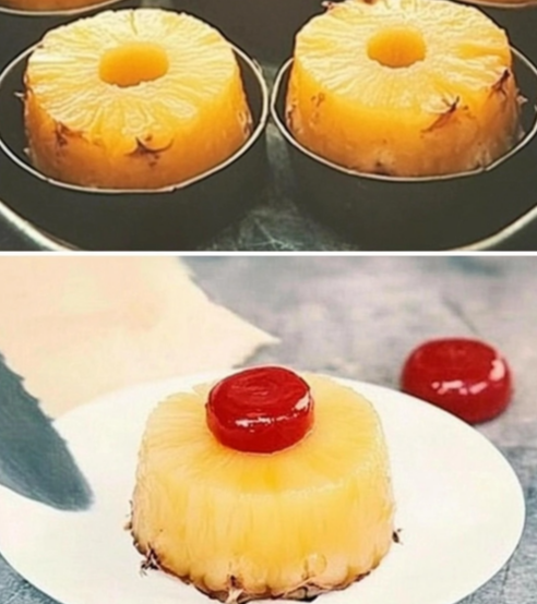 Mini Pineapple Upside-Down Cakes Recipe - Sweet and Easy Dessert