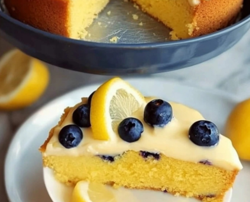 Lemon Blueberry Cake Recipe - Tangy, Sweet, and Moist Dessert