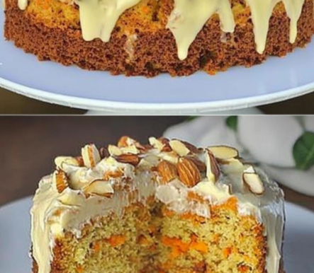 Carrot Almond Cake Recipe - Moist and Delicious Dessert