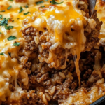 Cheesy Beef and Rice Casserole - Comfort Food Recipe