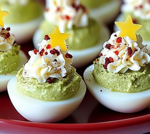 Deviled Egg Christmas Trees Recipe – Festive Holiday Appetizer