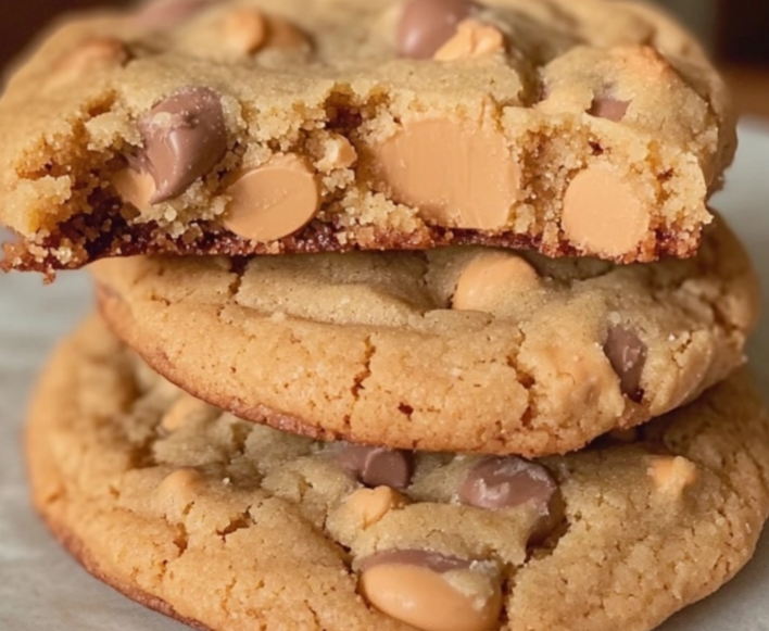 Triple Reese's Peanut Butter Cookies Recipe – Soft and Chewy Delight