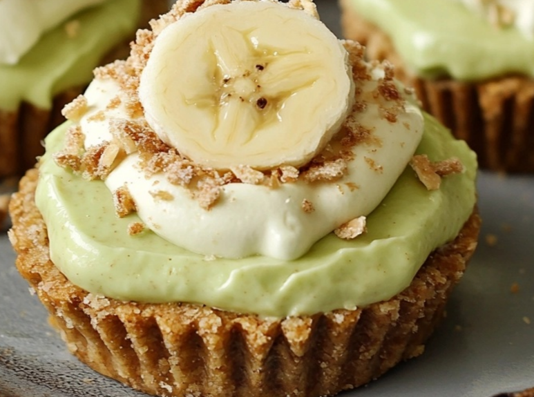 No-Bake Mini Banana Cream Pies Recipe – Creamy & Healthy Dessert