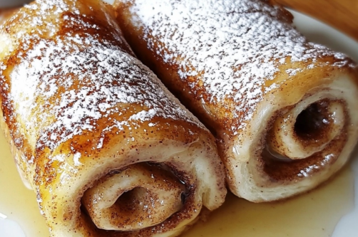 Cinnamon Roll French Toast Roll-Ups Recipe – A Sweet and Easy Breakfast Delight