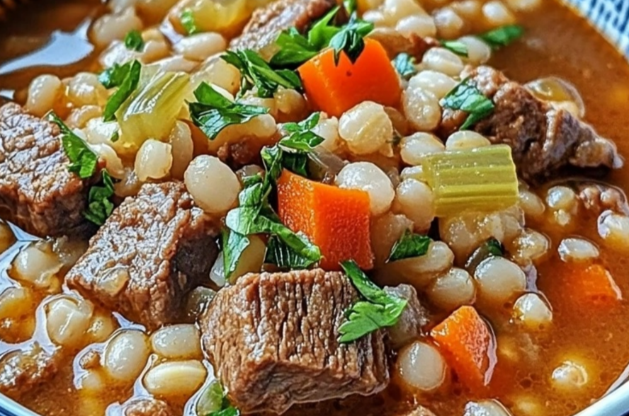 Hearty Beef and Barley Soup Recipe