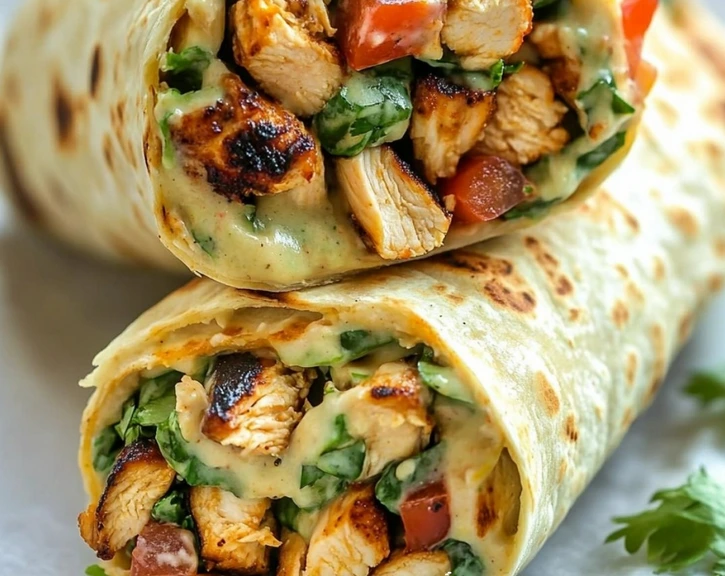 Recette du burrito grillé au poulet