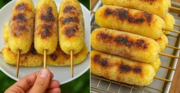 Bananes grillées au sucre banana cue