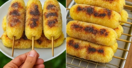 Bananes grillées au sucre banana cue