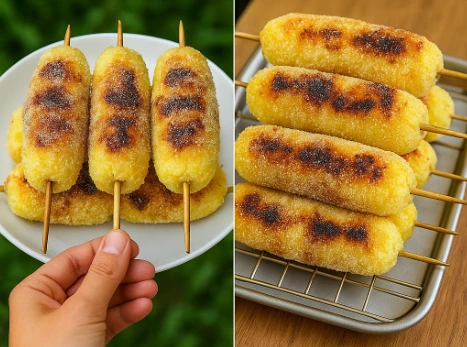 Bananes grillées au sucre banana cue