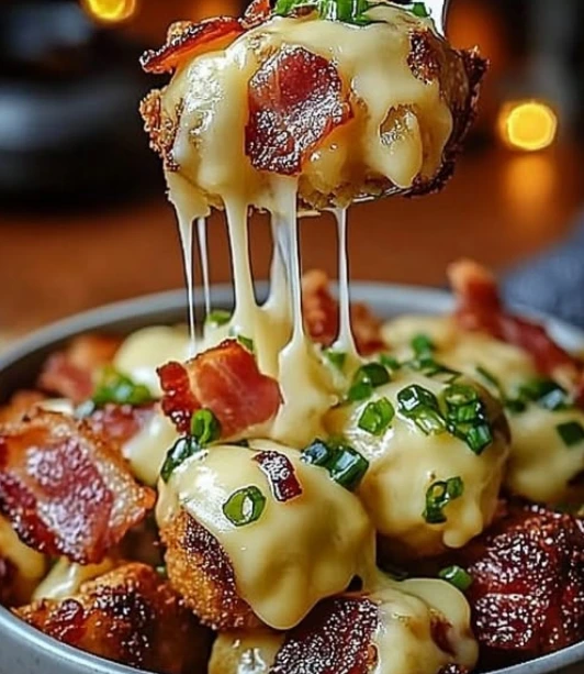Choux de bruxelles rôtis au fromage et bacon