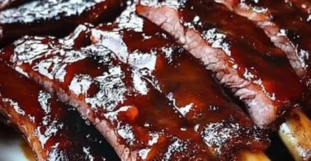 Côtes levées bbq ribs de porc au four