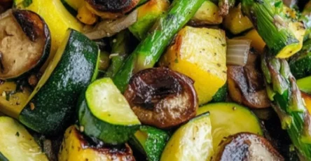 Légumes sautés à l'ail et au persil une recette saine, rapide et pleine de saveurs