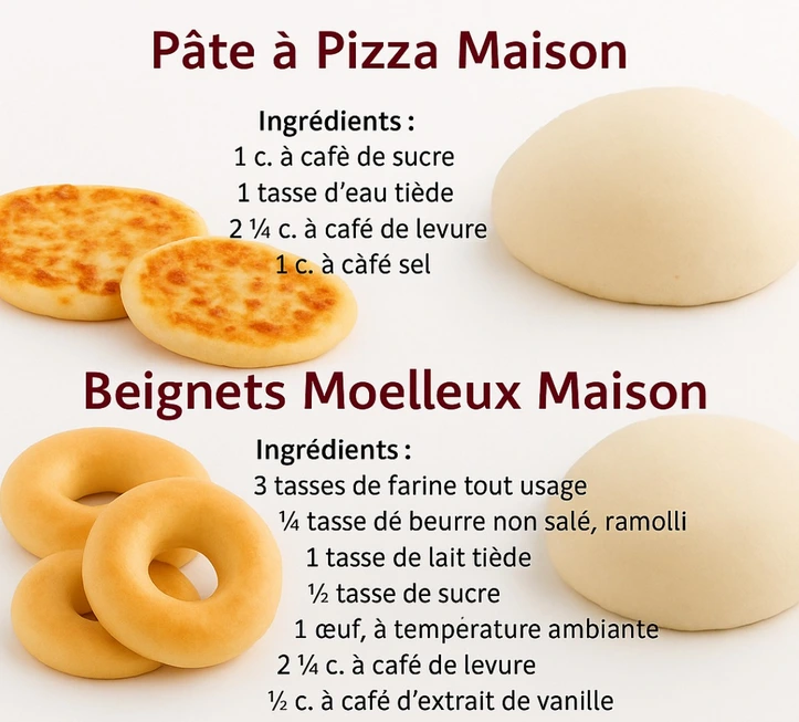 Pâte parfaite la base essentielle pour réussir pizzas, beignets et petits pains maison
