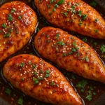 Poitrines de poulet laquées façon asiatique