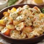 Salade de pommes de terre crémeuse à la ciboulette