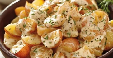Salade de pommes de terre crémeuse à la ciboulette