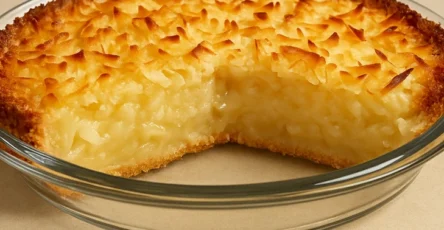 Tarte à la noix de coco sans croûte