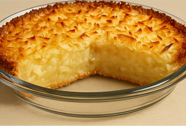 Tarte à la noix de coco sans croûte