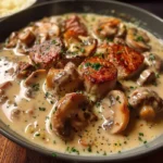 Médaillons de Porc aux Champignons et Sauce Crème
