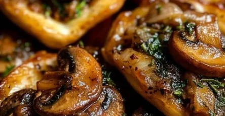 Tartelettes Feuilletées aux Champignons & Herbes