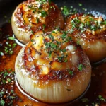 Oignons Rôtis Farcis au Four