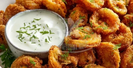 Tortellini Frits au Fromage avec Sauce Ranch Maison