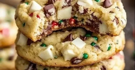 Biscuits de Noël aux pépites de chocolat