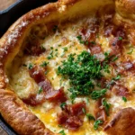 Dutch Baby Salé au Bacon & Fromage