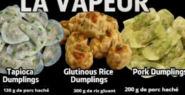 Bouchées à la Vapeur – Recettes Variées, Saveurs Authentiques
