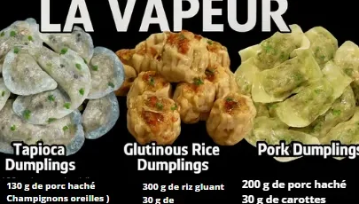 Bouchées à la Vapeur – Recettes Variées, Saveurs Authentiques