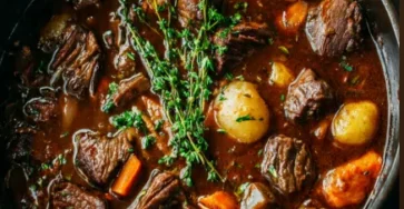 Ragoût de Bœuf mijoté aux légumes