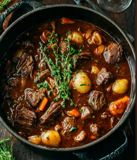 Ragoût de Bœuf mijoté aux légumes