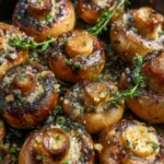 Champignons à l’ail rôti