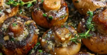 Champignons à l’ail rôti