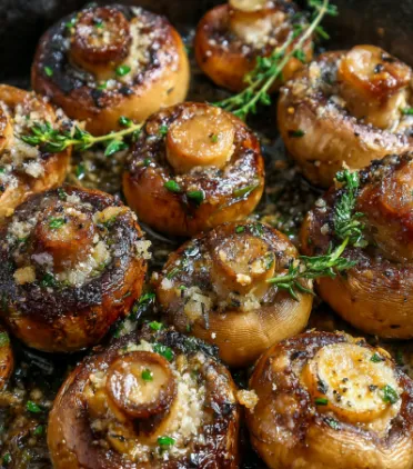 Champignons à l’ail rôti