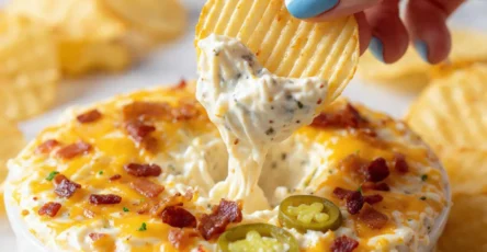 Dip Crémeux au Poulet & Bacon (au Four)