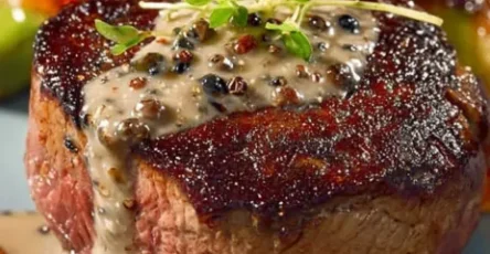 Filet de bœuf sauce au poivre