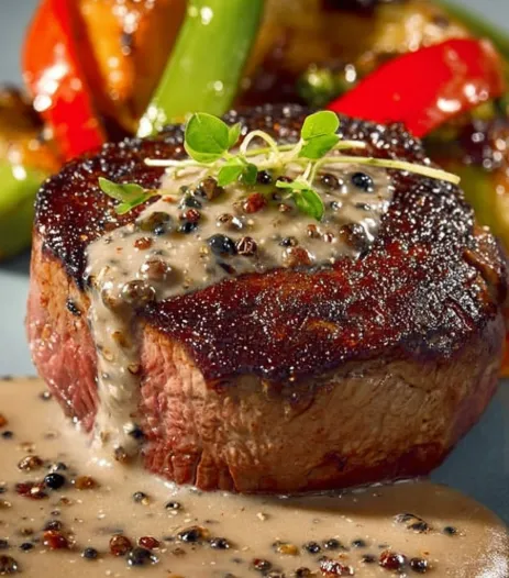 Filet de bœuf sauce au poivre