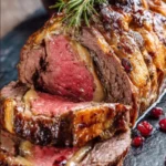 Bœuf farci juteux pour Noël