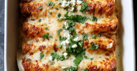 Queso Chicken Enchiladas — Recette Complète