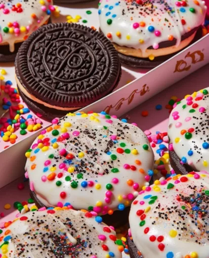 Biscuits Sablés Glacés au Chocolat Blanc