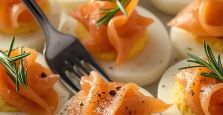 Œufs Mimosa au Saumon Fumé et Aneth
